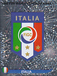 Team Emblem Italy samolepka Panini World Cup 2010 #411